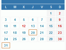 Calendario Fiscal Octubre 2022 - Adecla