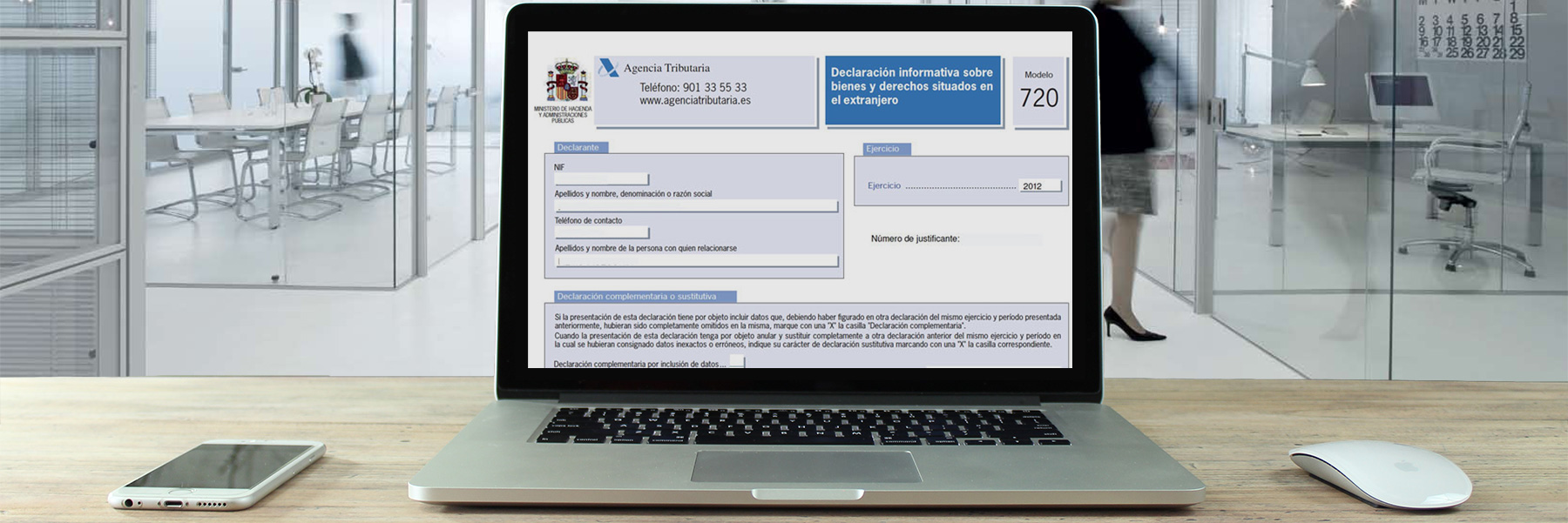 El Modelo 720 se presenta antes del día 31 de marzo. - Adecla
